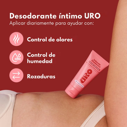 Combo URO: Probióticos + Desodorante Íntimo Salud Femenina