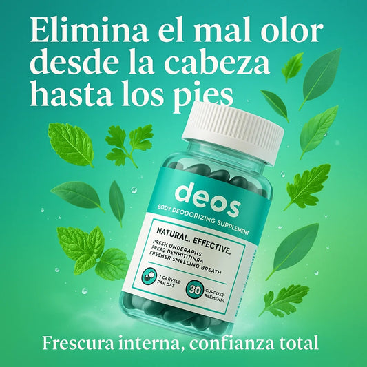 DEOS® Original | Desodorante Interno Corporal 30 Cápsulas